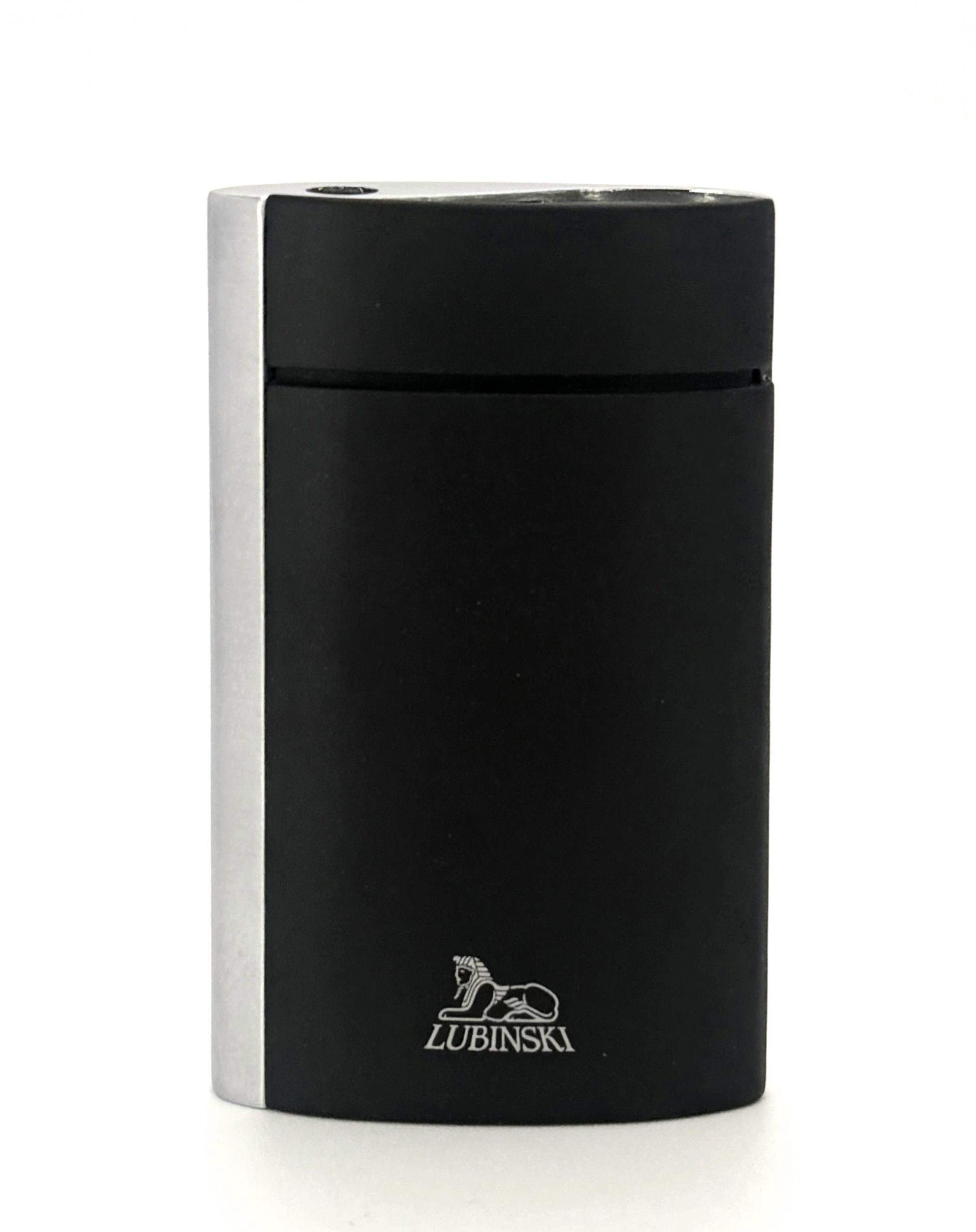 Accendino Lubinski Pisa Jet Nero Mat Chromo Satin