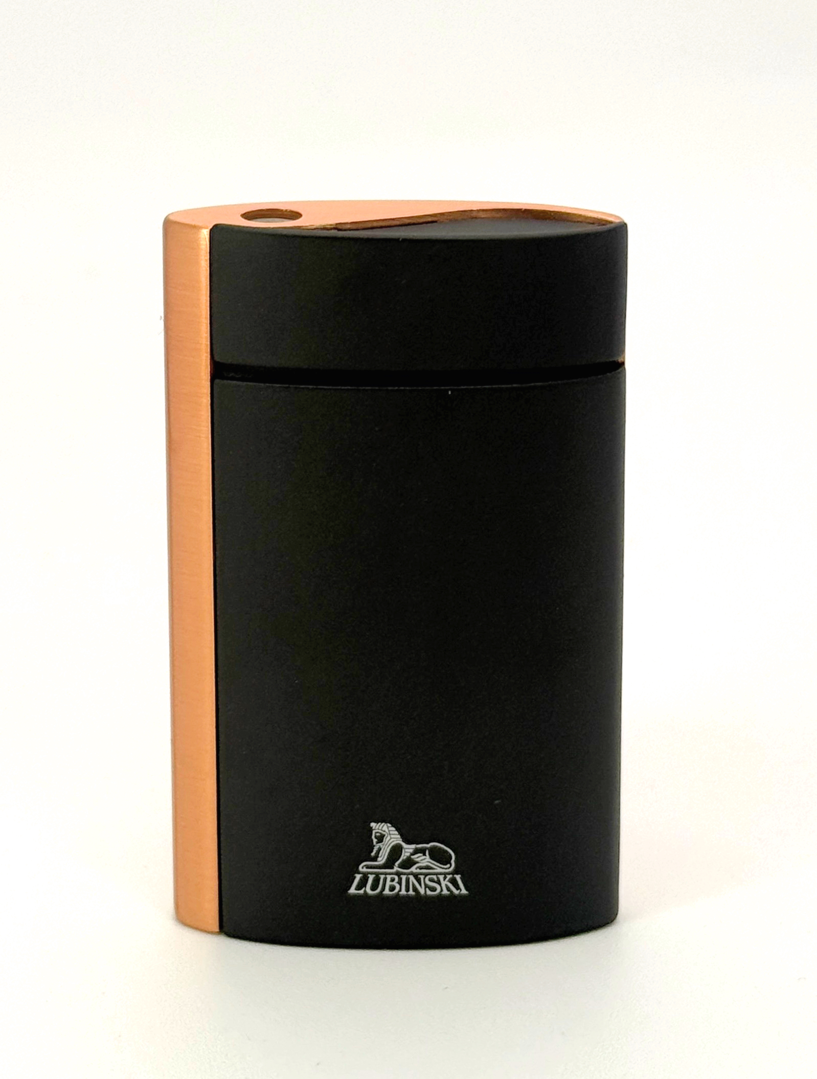 Accendino Lubinski Pisa Jet Nero Mat/Oro Rosa