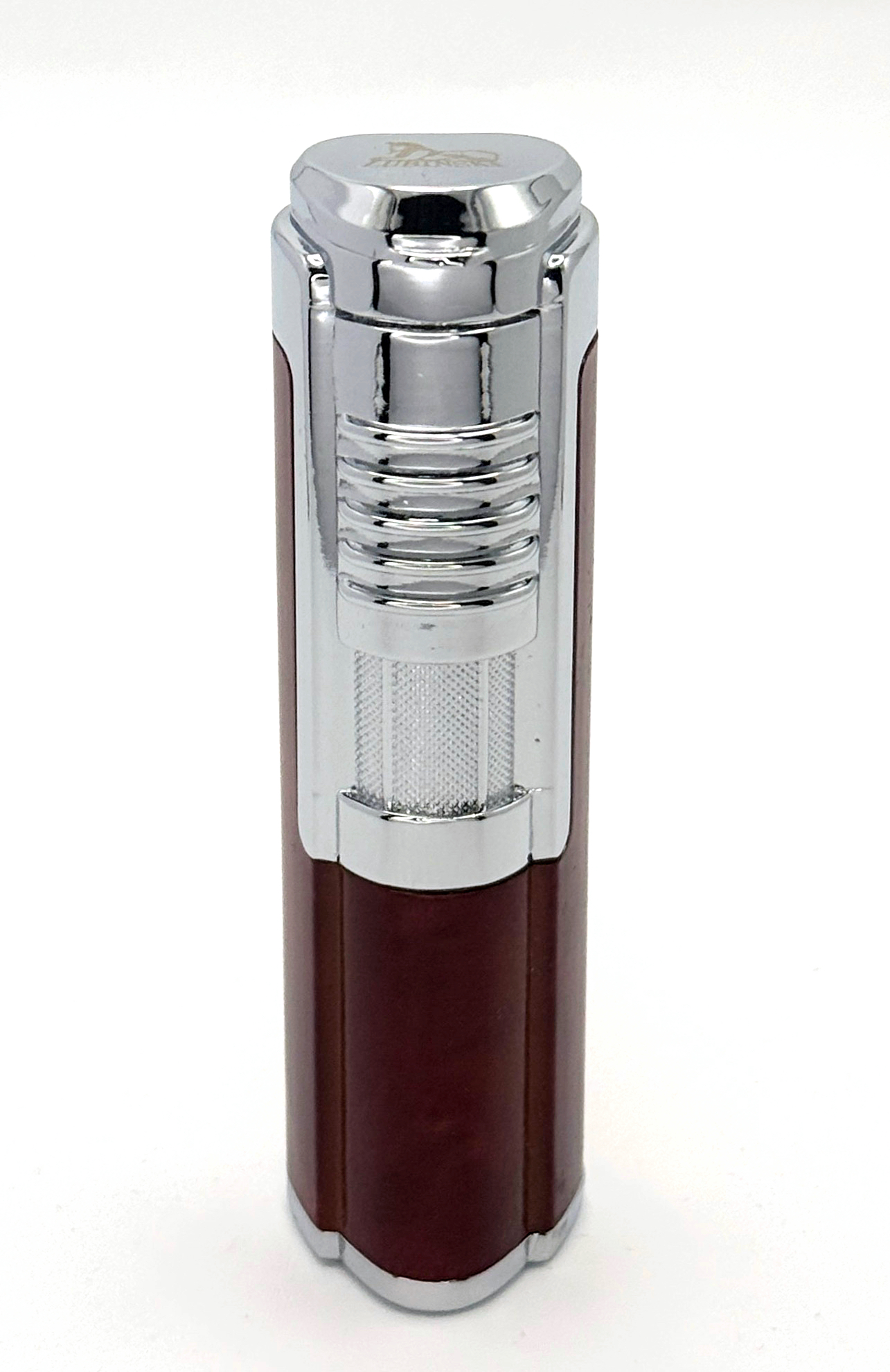 Accendino Lubinski Rocket Jet Flame laccato radica