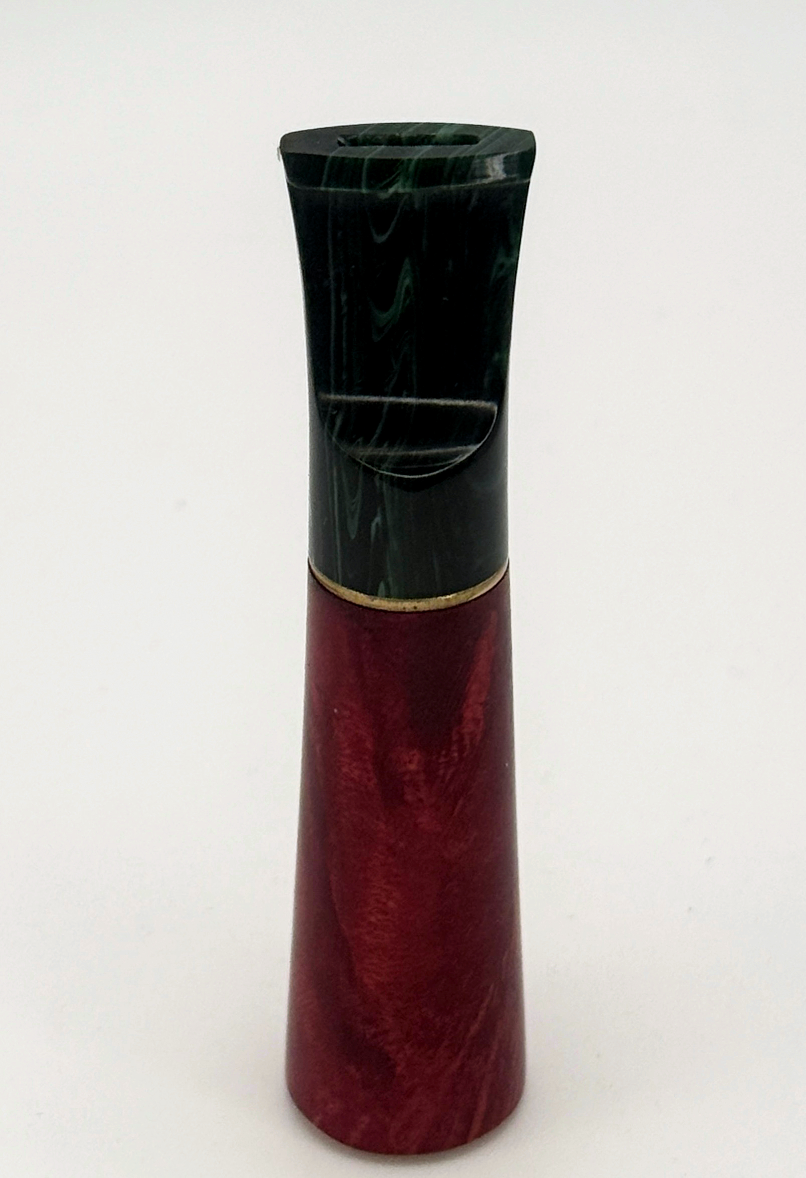 Bocchino in radica c/filtro verde/rosso