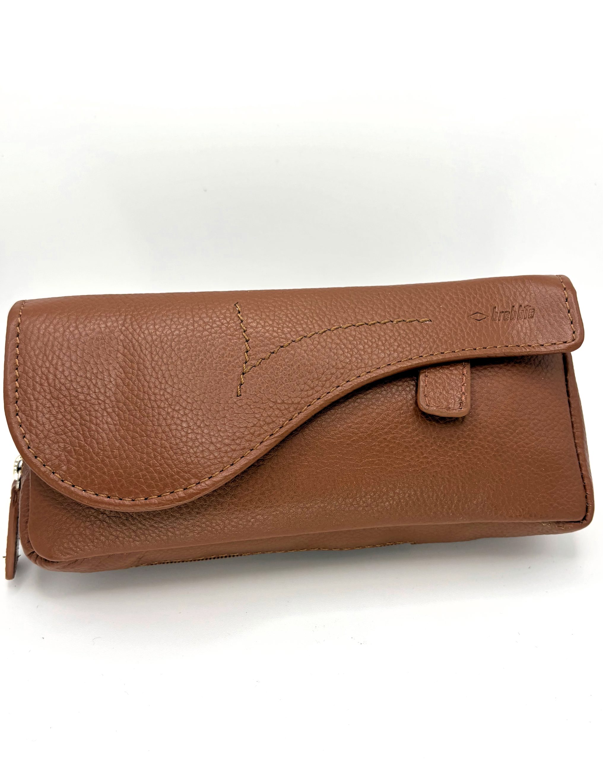 Borsa Portapipe Pelle Havana