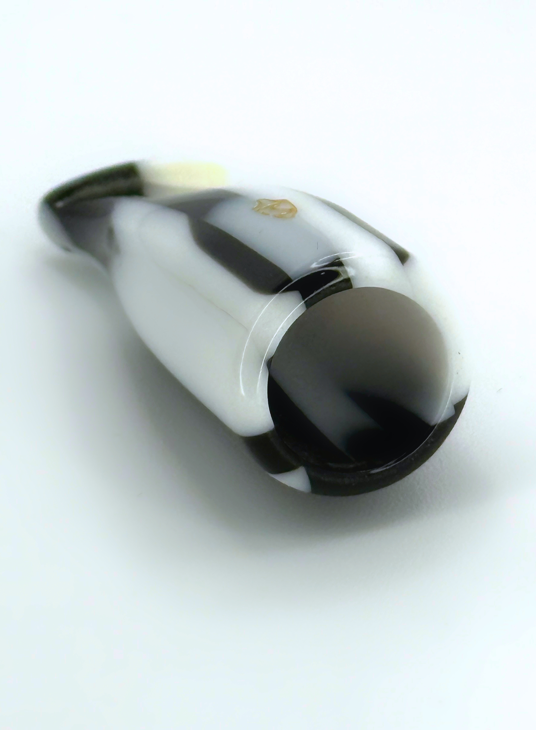 Bocchino in metacrilato b e w Savinelli