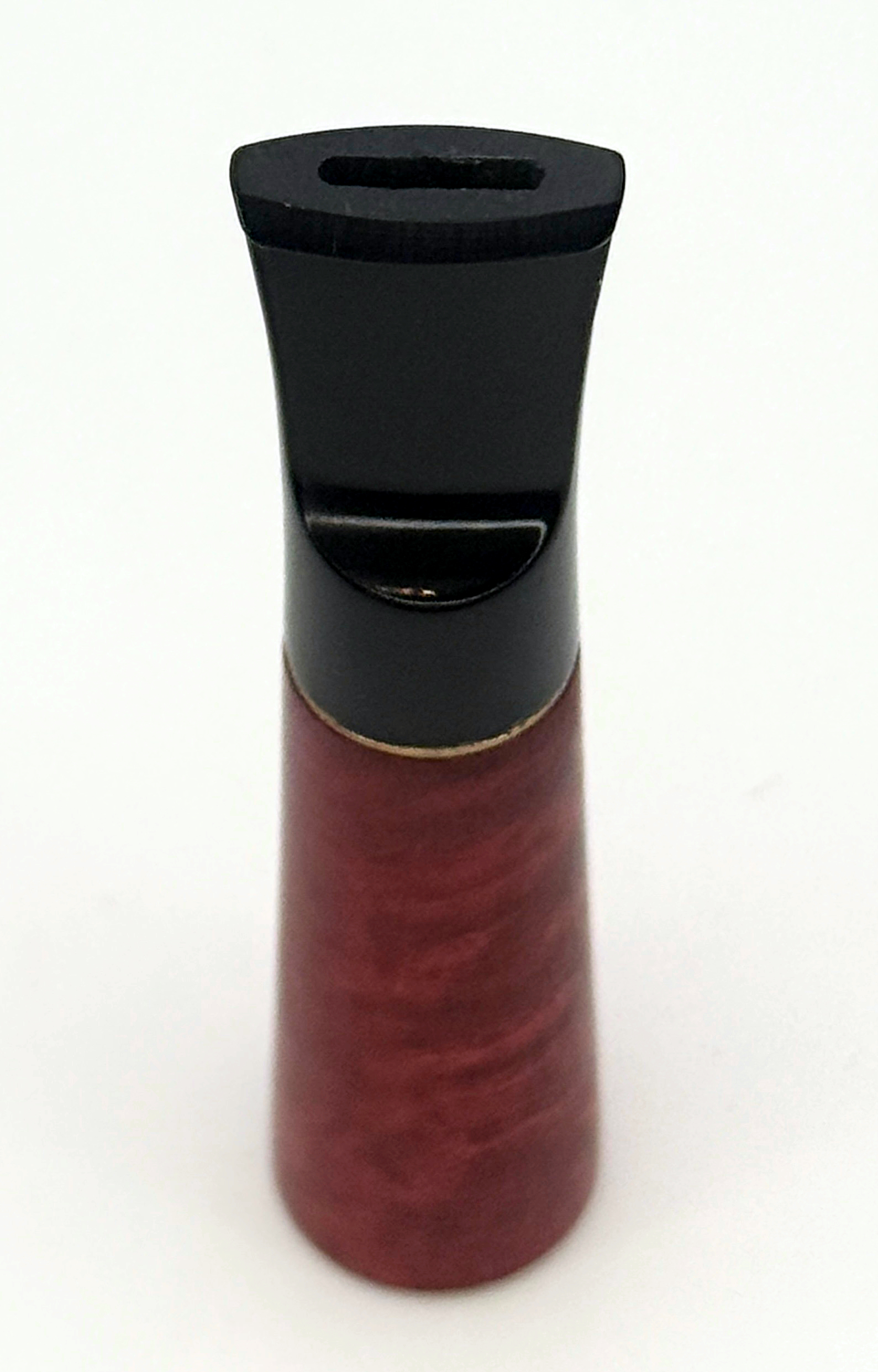 Bocchino in radica c/filtro nero/rosso