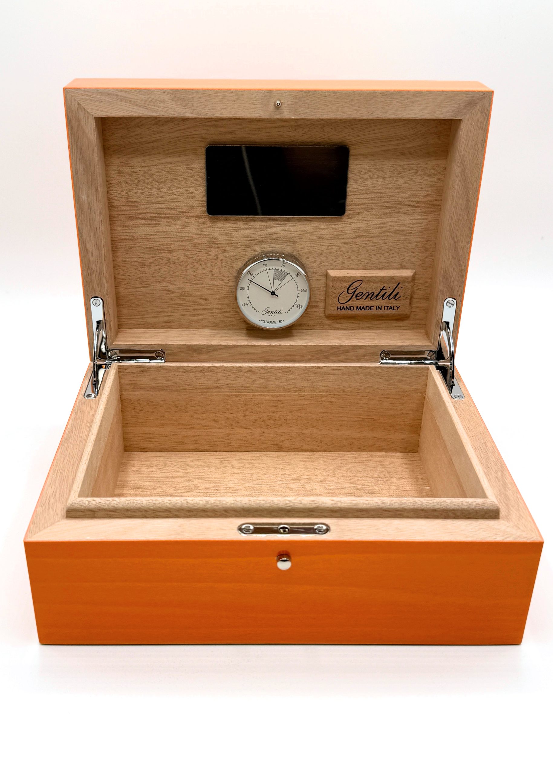 Humidor arancio Gentili
