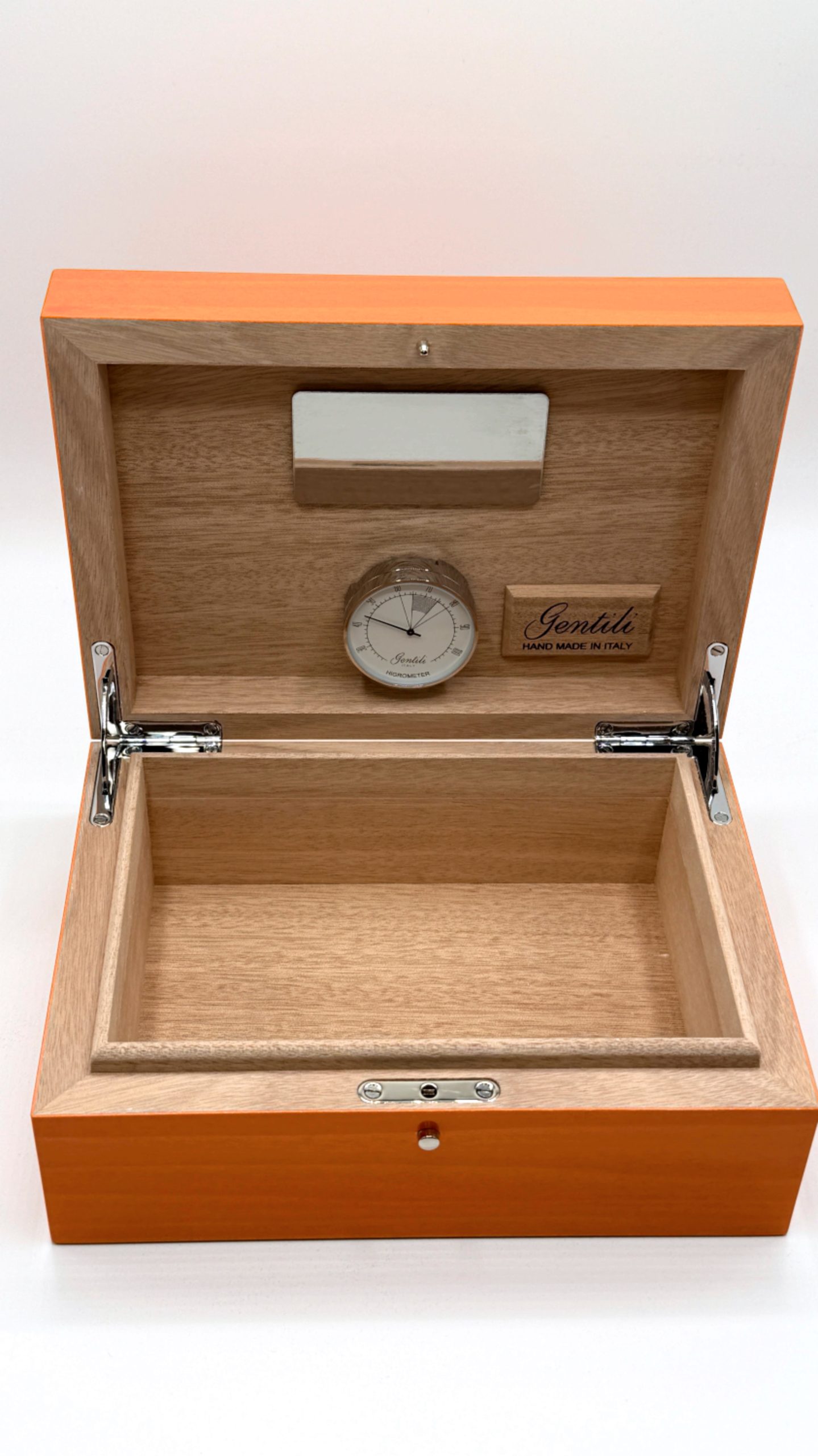 Humidor arancio Gentili