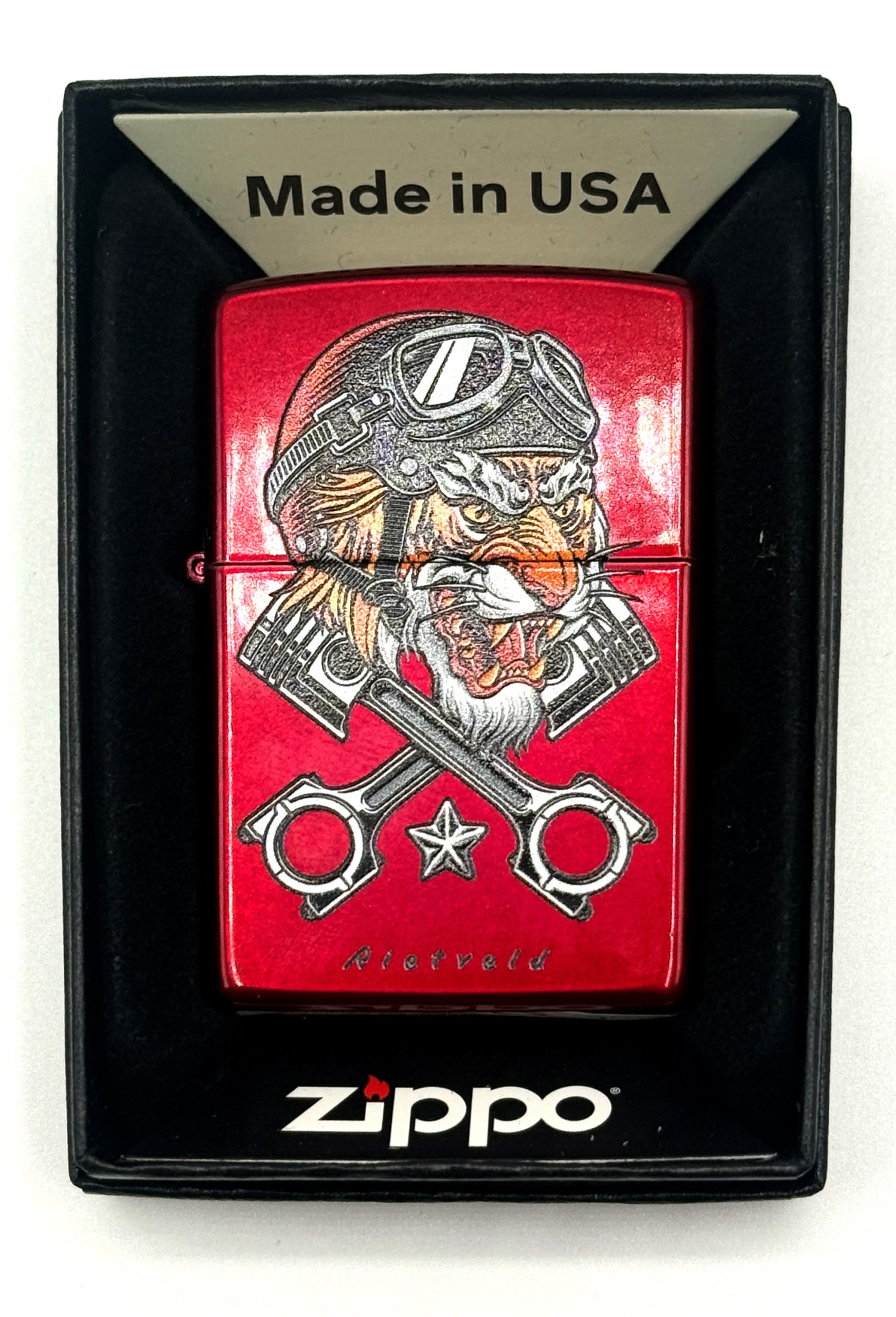 Zippo Tiger Design by Rick Rietveld
