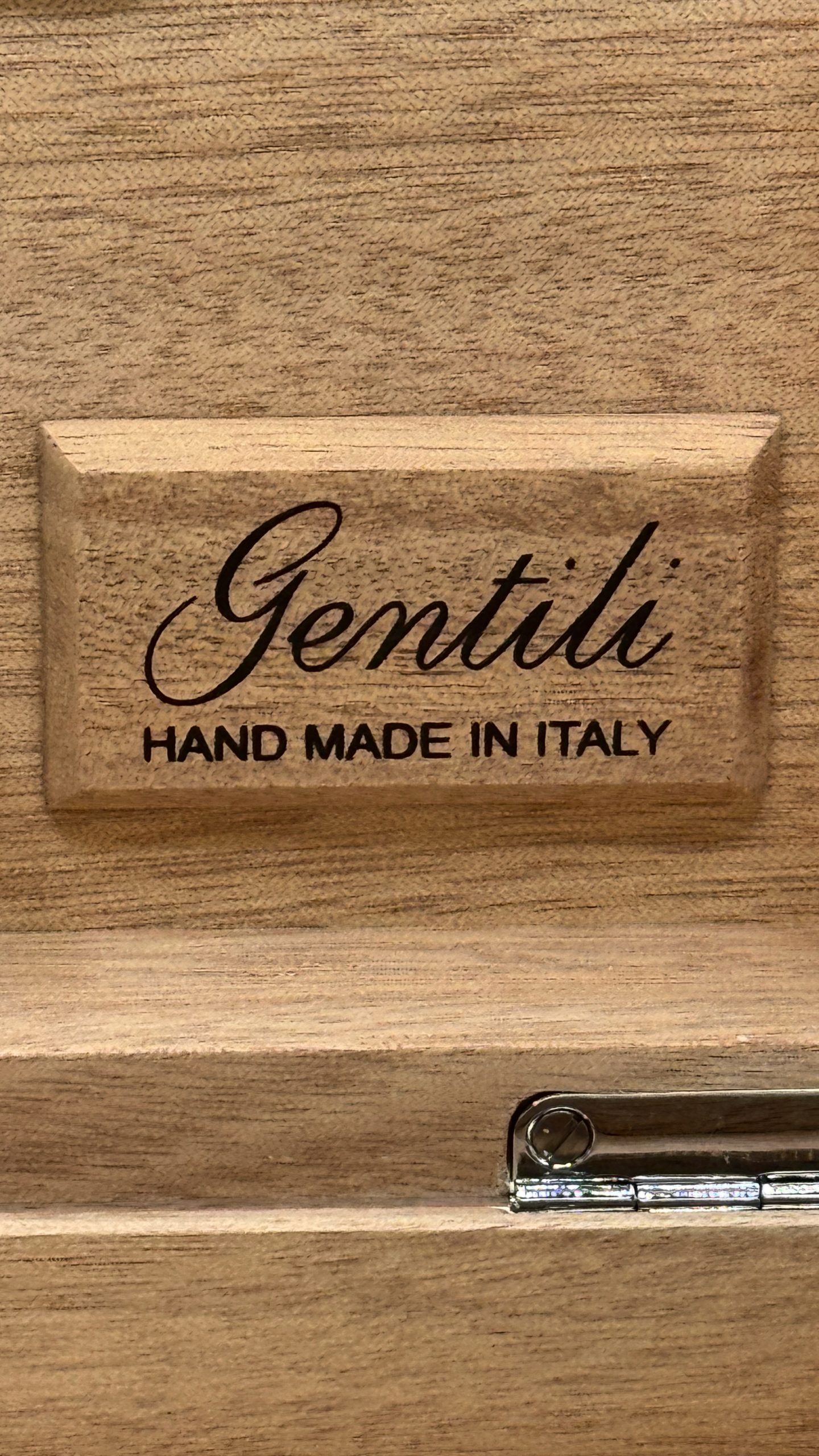 Humidor arancio Gentili